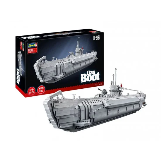 Revell 960 Submarine ''Das Boot'' U-BOAT Brick System (L: 120cm, 6483 parts)