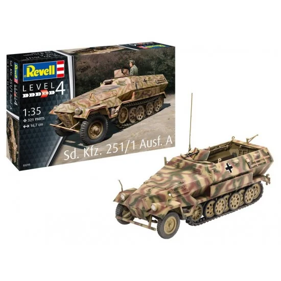 Revell 3295 1/35 SdKfz. 251/1 Ausf.A Armoured Personnel Carrier - Military Vehicles & Tanks