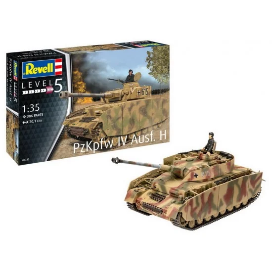 Revell 3333 1/35 Panzer IV Ausf. H - Military Vehicles & Tanks