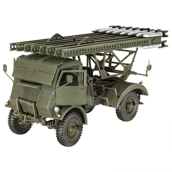 Revell 3338 1/35 BM-13-16 Katiusha Rocket Launcher on W.O.T. 8 Chassis