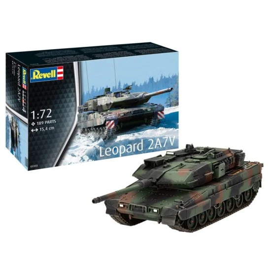 Revell 3355 1/72 German Leopard 2A7V Medium Tank - Military Vehicles & Tanks