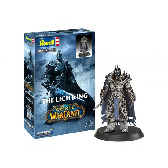 Revell 3515 1/16 World of Warcraft Gift Set - The Lich King (kit, paints, glue and brush)