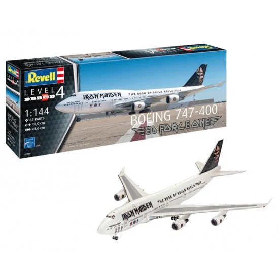 Revell 3780 1/144 Boeing 747-700 Iron Maiden "Ed Force One"