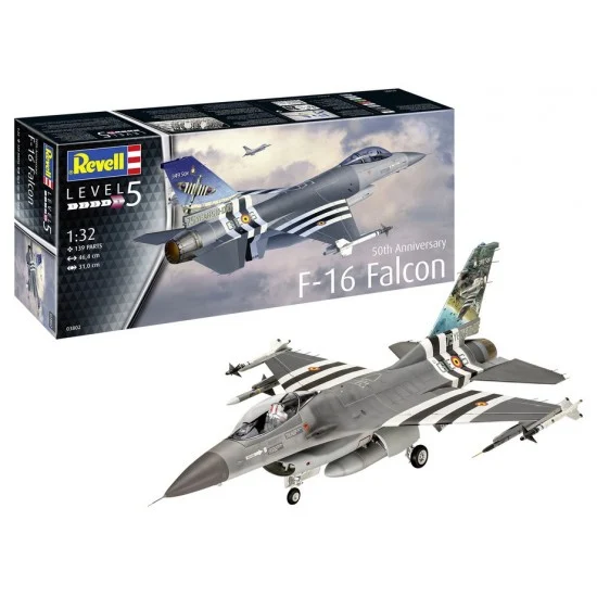 Revell 3802 1/32 General Dynamics F-16 Fighting Falcon 50th Anniversary