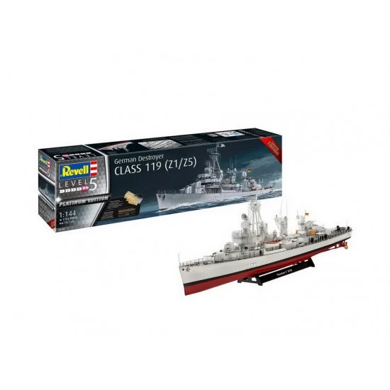 Revell 5179 1/144 German Destroyer Class (Z1/Z5) - Model Ships & Boats