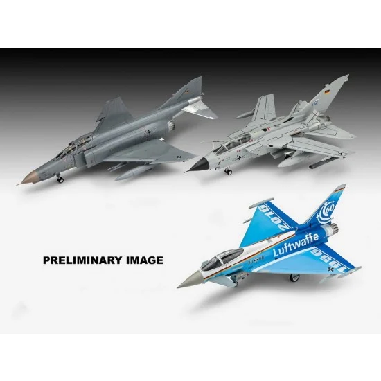 Revell 5627 1/72 Gift Set 70 Years of the German Armed Forces: Airplanes (kits, paints, tools) - Model Planes