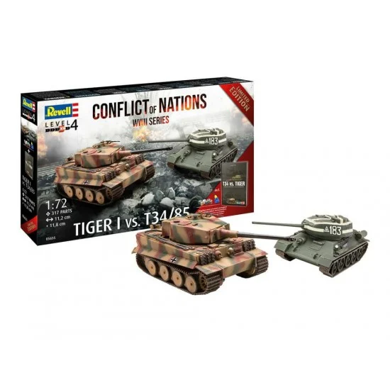 Revell 5655 1/72 Geschenkset Conflict of Nations Series - Military Vehicles & Tanks
