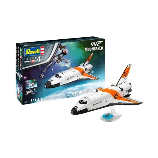 Revell 5665 1/144 Moonraker Schuttle (kit, paints, glue & brush) [007: Moonraker] - Spaceship Models
