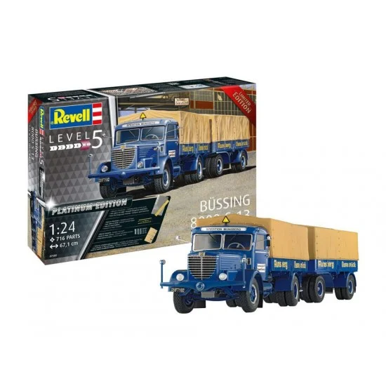 Revell 7580 1/24 Bussing 8000 S 13 mit Trailer - Model Cars