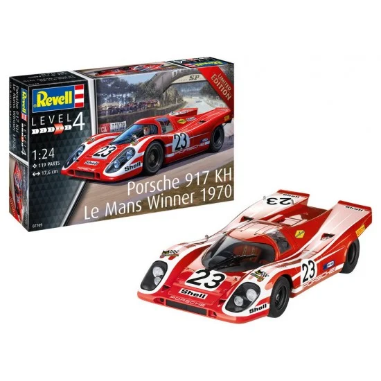 Revell 7709 1/24 Porsche 917K Le Mans Winner 1970 - Model Cars