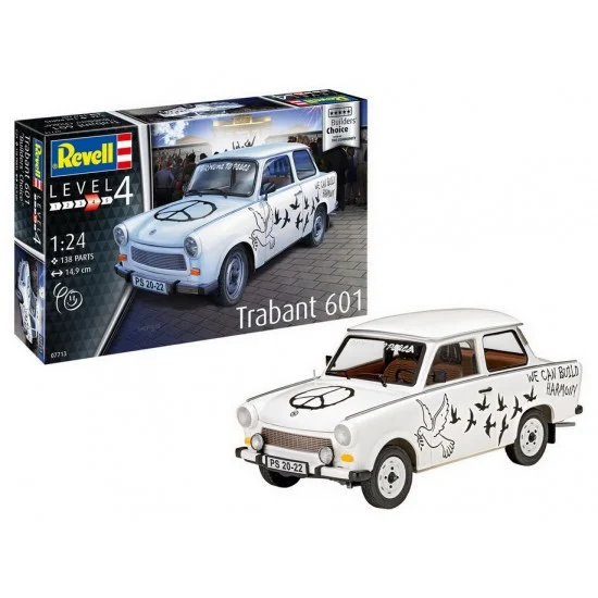 Revell 7713 1/24 Trabant 601S "Builder's Choice" - Model Cars