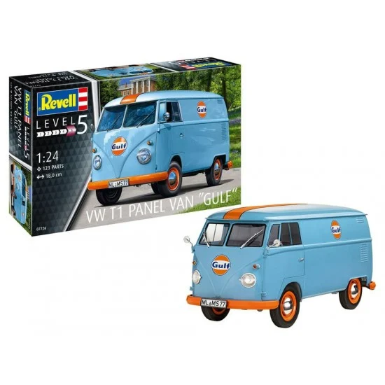 Revell 7726 1/24 VW T1 Panel Van (Gulf Decoration) - Model Cars