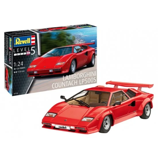 Revell 7730 1/24 Lamborghini Countach LP500S - Model Cars