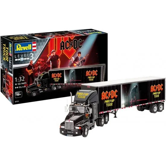 Revell 7731 1/32 Tour Truck and Trailer - AC/DC Power Up