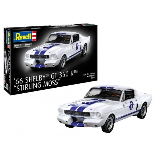Revell 7736 1/24 1966 Shelby GT 350 R ''Stirling Moss'' - Model Cars