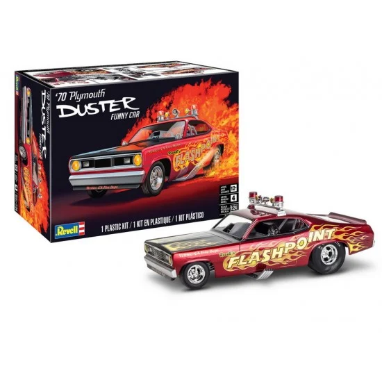 Revell 14528 1/24 70 Plymouth Duster - Model Cars