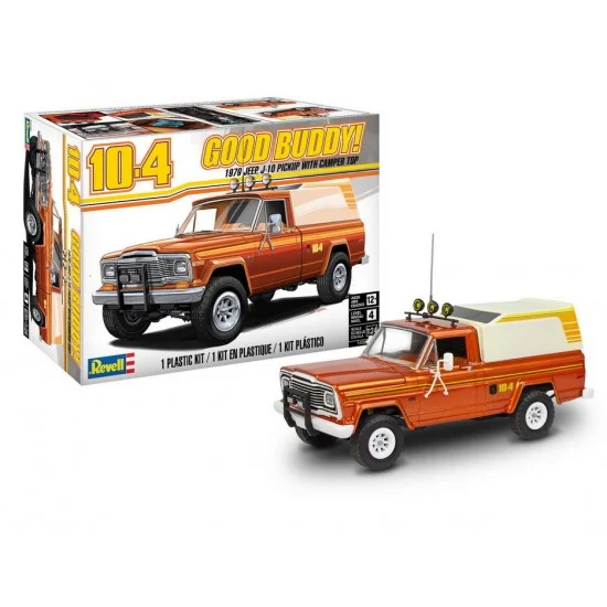 Revell 14568 1/24 Jeep J-10 Pickup with Camper