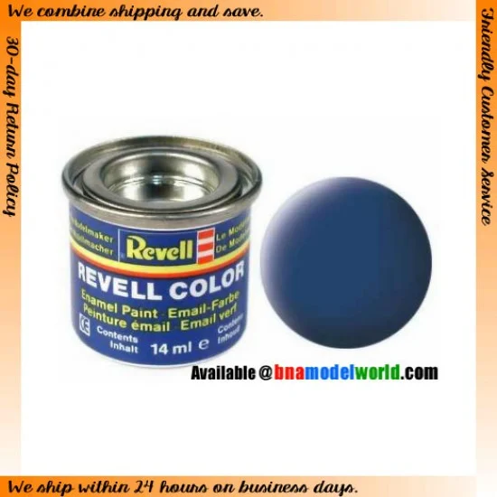 Revell 32156 Enamel Paint - Matt Blue 14ml