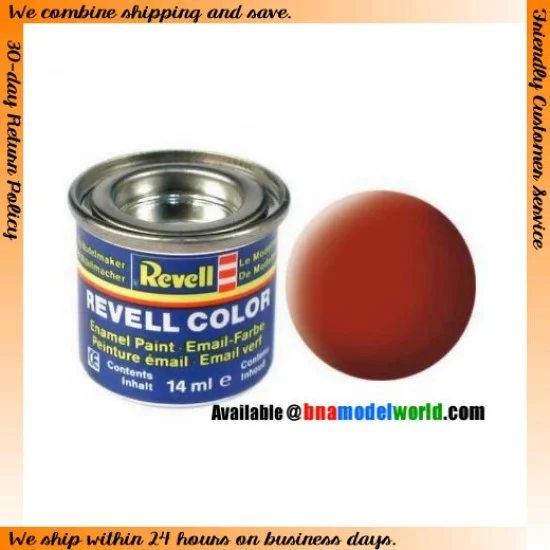 Revell 32183 Enamel Paint - Matt Rust 14ml