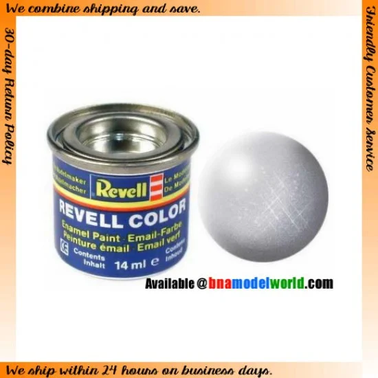 Revell 32190 Enamel Paint - Metallic Silver 14ml