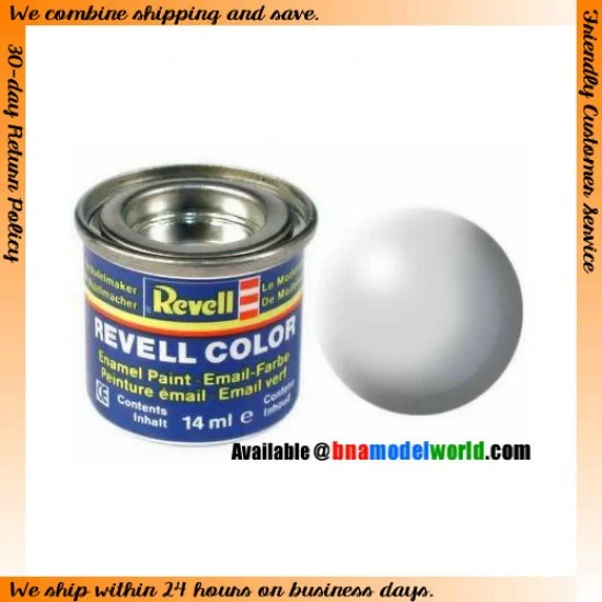Revell 32371 Enamel Paint - Silk Light Grey 14ml