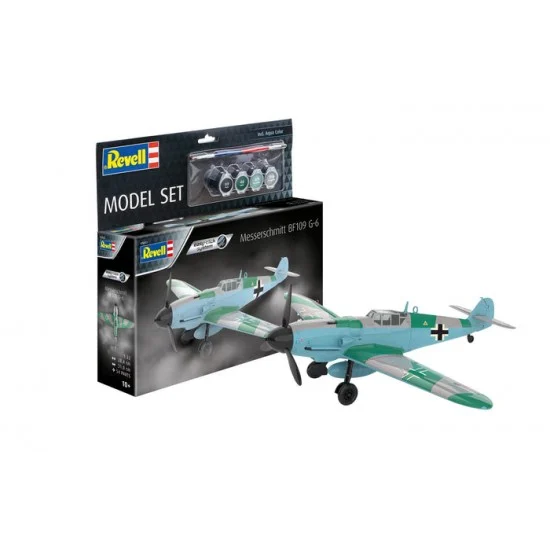 Revell 63653 1/48 Messerschmitt Bf 109G-6 Easy-click-system Model Set