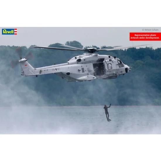 Revell 63784 1/72 Model Set NH90 NFH ''Navy'' (kit, paints, glue, brush) - Model Planes