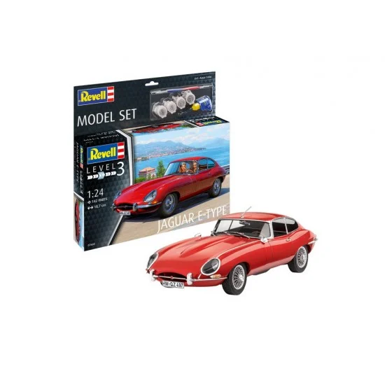 Revell 67668 1/24 Jaguar E-Type (Coupe) Model Set