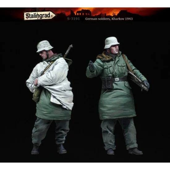 Stalingrad 3191 1/35 German Soldiers, Kharkov 1943 (2 figures) - Model Figures