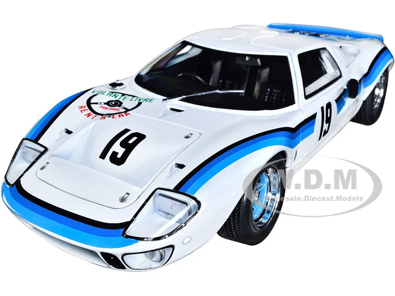 Ford GT40 MK.1 RHD (Right Hand Drive) #19 Emilio Marta "Angola Championship" (1973) "Competition" Series 1/18 Diecast Model Car by Solido - Ford Models