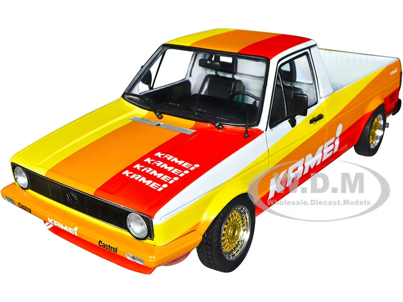 1982 Volkswagen Caddy MK 1 Pickup Truck "Kamei Tribute" 1/18 Diecast Model Car by Solido - Volkswagen Models
