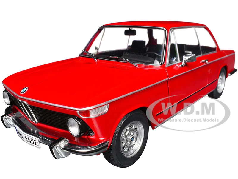 1971 BMW 1602 Verona Red 1/18 Diecast Model Car by Solido - BMW Models