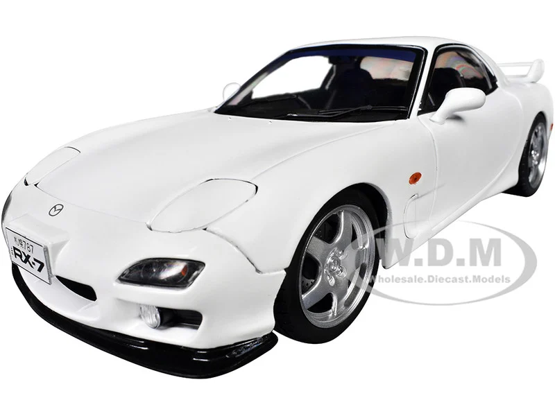 2001 Mazda RX7 Type RS (FD3S) RHD (Right Hand Drive) White 1/18 Diecast Model Car by Solido - Mazda Models