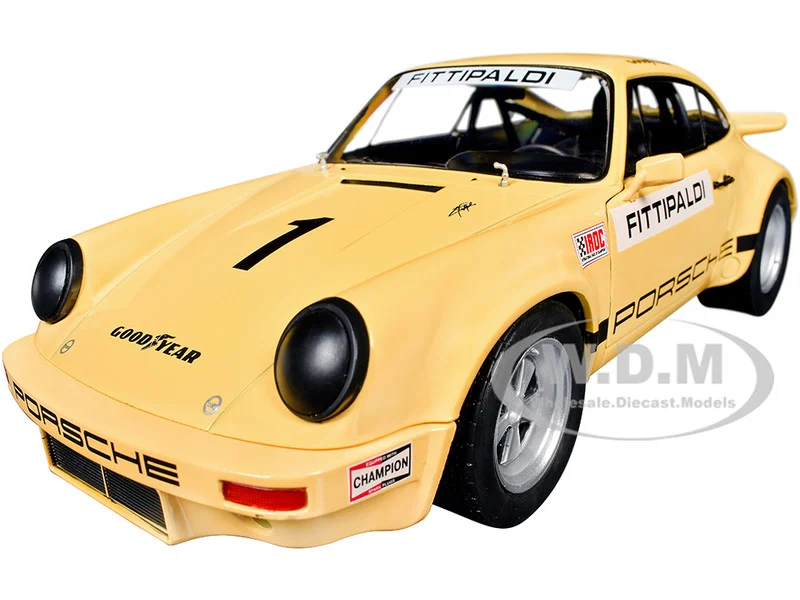 Porsche 911 IROC #1 Emerson Fittipaldi "International Race of Champions" (1974) "Competition" Series 1/18 Diecast Model Car by Solido - Porsche Models