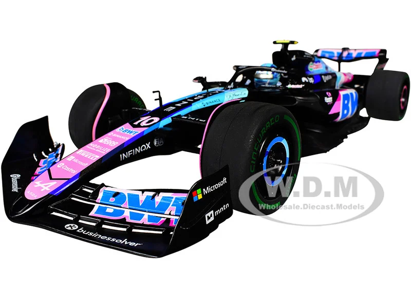 Alpine A524 #10 Pierre Gasly "BWT" 3rd Place Formula One F1 "Sao Paulo GP" (2024) "Competition" Series 1/18 Diecast Model Car by Solido - Formula 1 Models