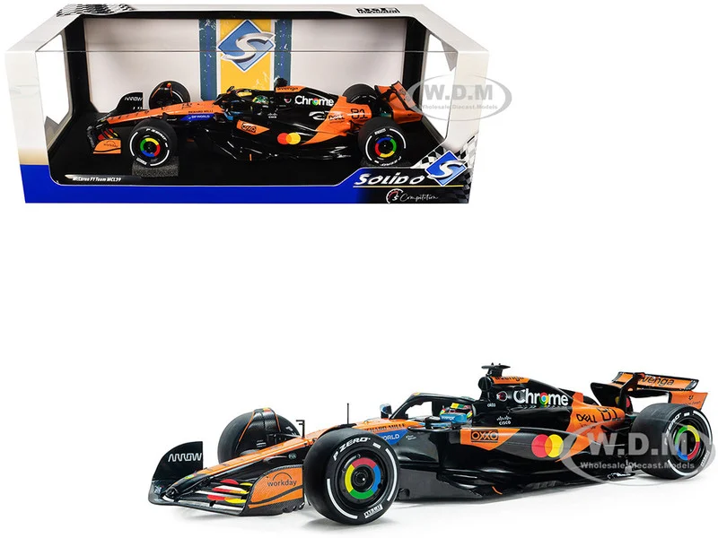 McLaren MCL39 #81 Oscar Piastri "OKX" Winner Formula One F1 "Chinese GP" (2025) "Competition" Series 1/18 Diecast Model Car by Solido - Formula 1 Models
