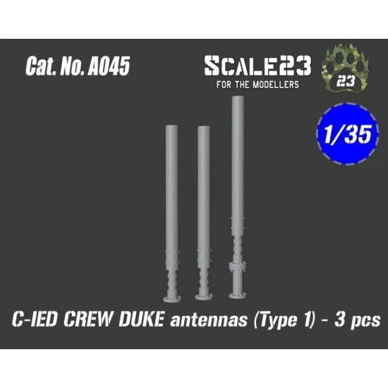 Scale23 35-A045 1/35 C-IED Crew Duke Antennas Type 1 (3pcs)