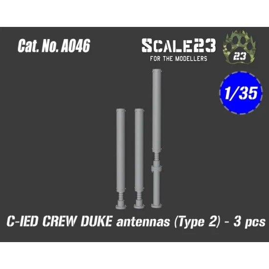 Scale23 35-A046 1/35 C-IED Crew Duke Antennas Type 2 (3pcs)
