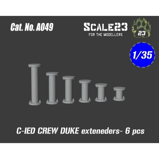 Scale23 35-A049 1/35 C-IED Crew Duke Antenna Exteneders (6pcs)