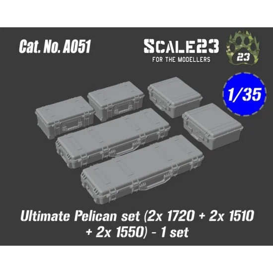 Scale23 35-A051 1/35 Ultimate Pelican Set (2x 1720 + 2x 1510 + 2x 1550)