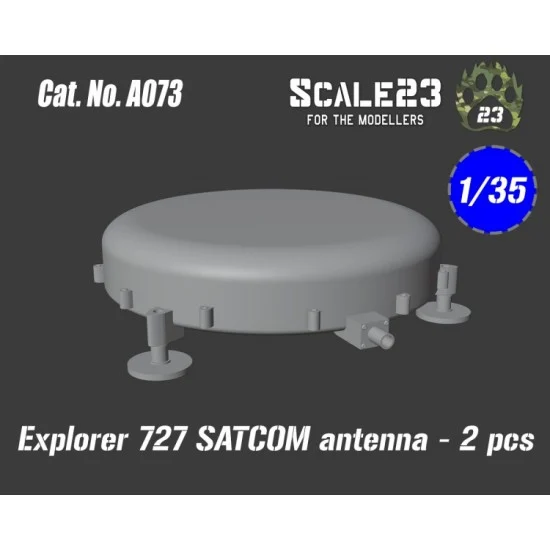 Scale23 35-A073 1/35 Explorer 727 Satcom Antenna (2pcs)