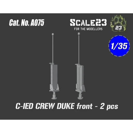 Scale23 35-A075 1/35 Antenna C-IED Crew Duke Front (2pcs)