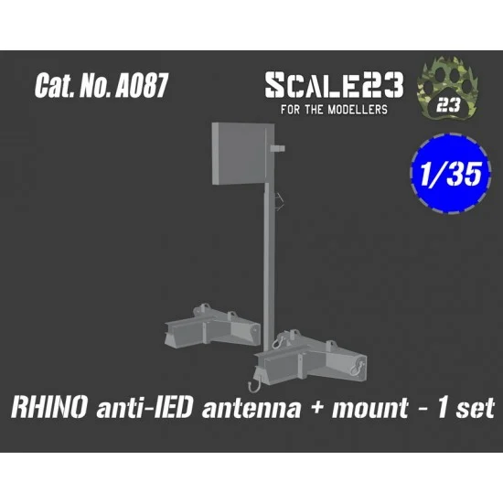 Scale23 35-A087 1/35 Rhino Anti-Ied Antenna and Mount 1 Set