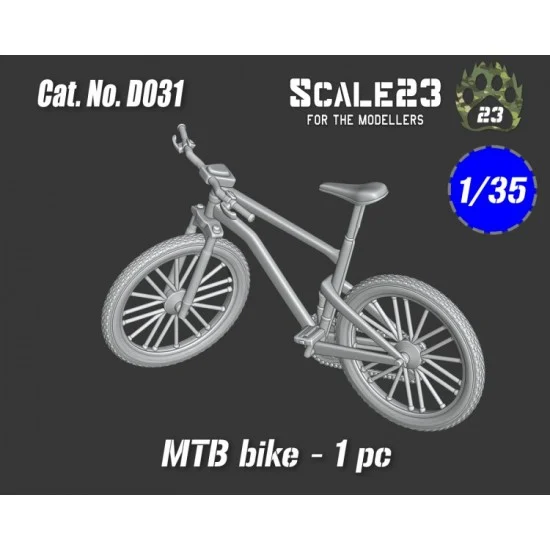 Scale23 35-D031 1/35 MTB Bike (1pc)