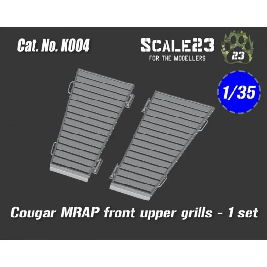 Scale23 35-K004 1/35 Cougar MRAP Front Upper Grills