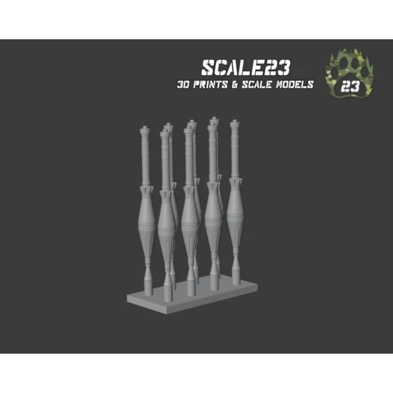Scale23 35-U003 1/35 RPG Grenades (8pcs)