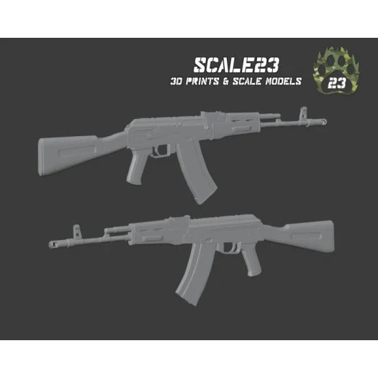 Scale23 35-U007 1/35 AK-74 (4pcs) Assault Rifles