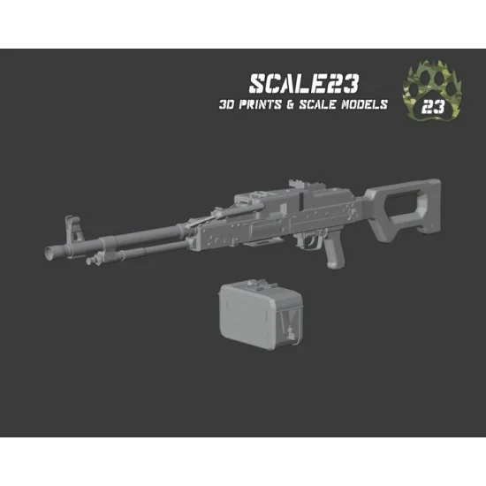 Scale23 35-U019 1/35 UKM-2000P + 1 Magazine (4pcs)