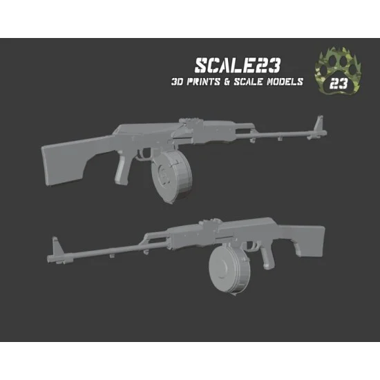 Scale23 35-U031 1/35 RPK with Drum Magazine (2pcs)