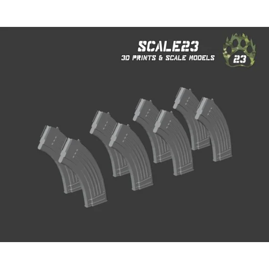 Scale23 35-U034 1/35 AK-47 Magazines (8pcs)